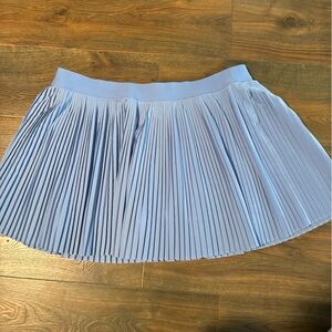 Old Navy Light Blue A-Line Pleated Athletic Skirt with Built In Shorts